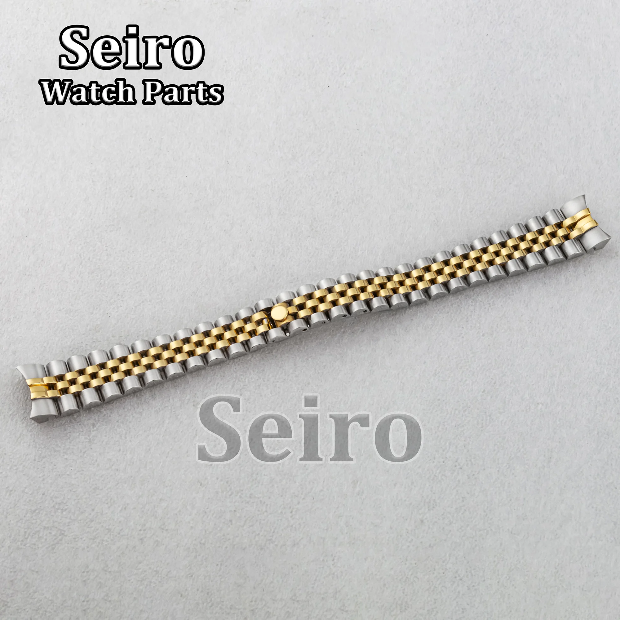 17MM Stainless Steel Watch Strap Jubilee Gold Silver Rose Gold Bracelet Watchband for Women Datejust Watch Accessories Parts