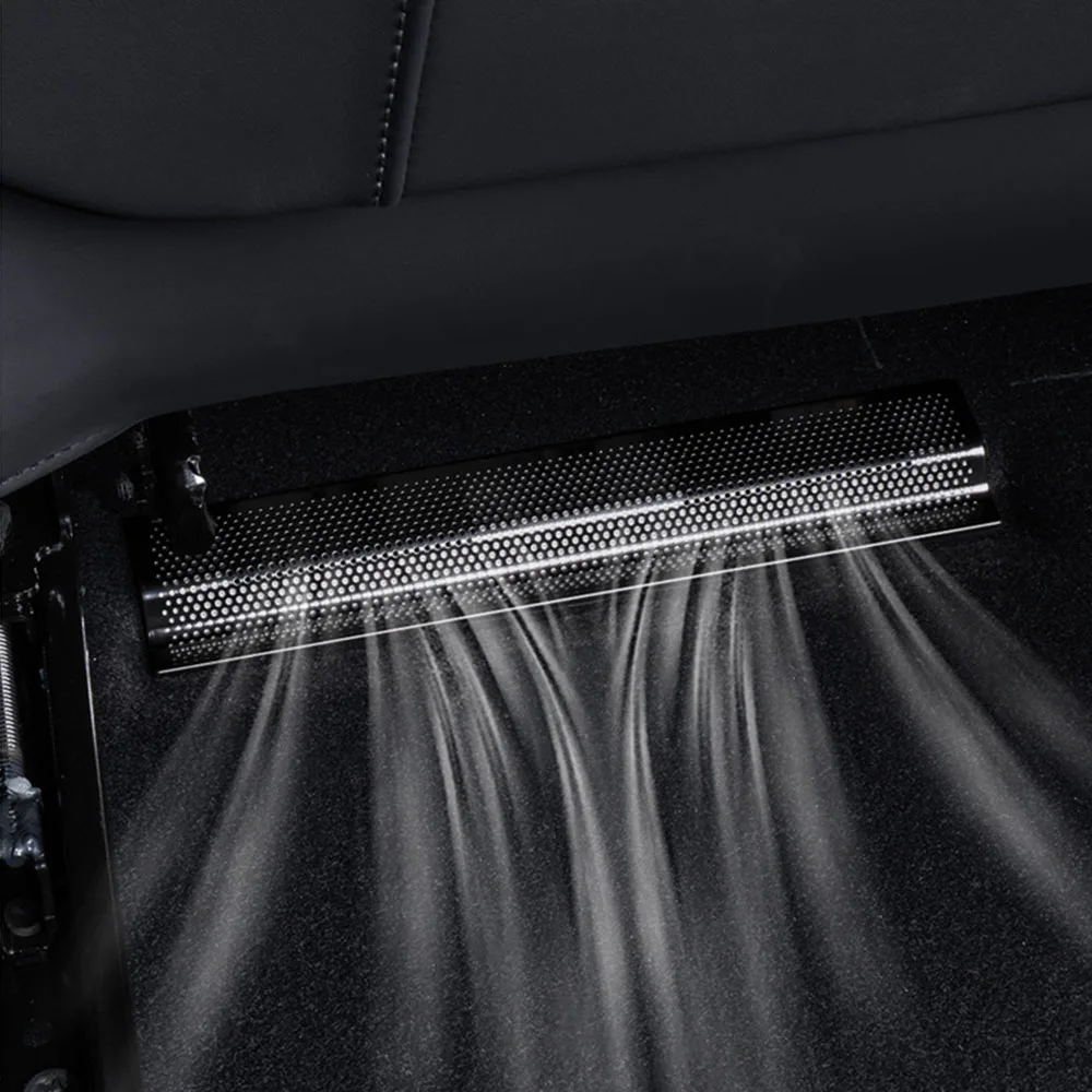 

Для нового Xpeng P7 2025 Защитный чехол для воздуховыпускного отверстия под сиденьем, аксессуары для внутренней модификации, крышка из нержавеющей стали