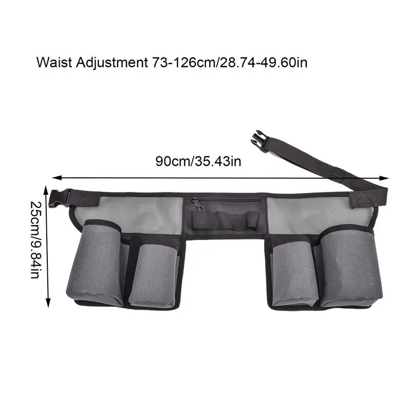 Imagem -06 - Bolsa de Armazenamento de Ferramentas Multifuncional Coldre de Garrafa de Limpeza Ajustável Cinto de Ferramentas de Cintura Bolso Respirável Bolsa de Ferramentas