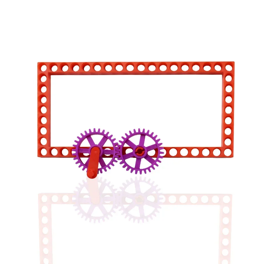 Kit fai da te Puleggia dentata Giocattoli di fisica per bambini Tecnologia educativa Set di esperimenti scientifici Giocattoli di apprendimento Modello in plastica assemblare