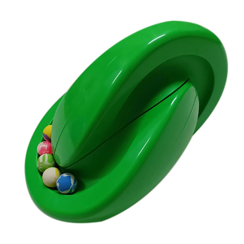 

Upper and Lower Turntable Early Education and Wisdom Balance Toys Track Fengshui Ball Children Enlightenment Green