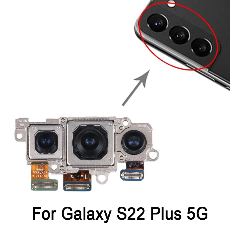 Rear Camera Set For Samsung Galaxy S22 Plus 5G SM-S906B Telephoto   Wide   Main Back Camera Module  Replacement