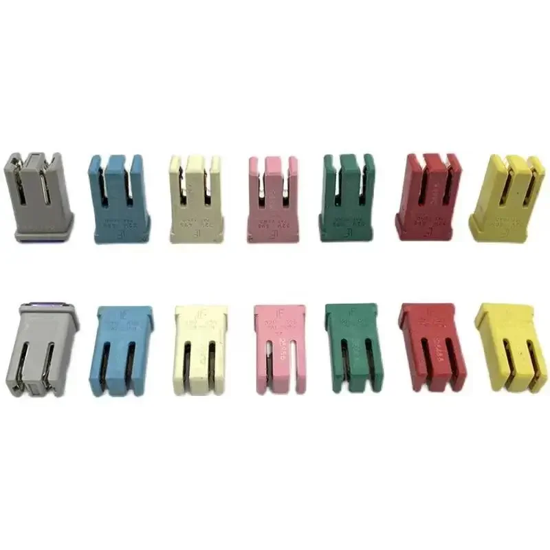 10PCS Cartridge Fuse Slotted Plug Car Fuse Assorted 15A 20A 25A 30 40A