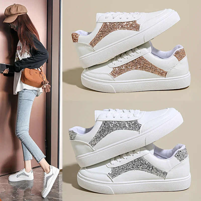 Tênis feminino sapatos brancos apartamentos tênis de corrida esportes venda elegante casual designer plataforma descalço mulher tendência confortável