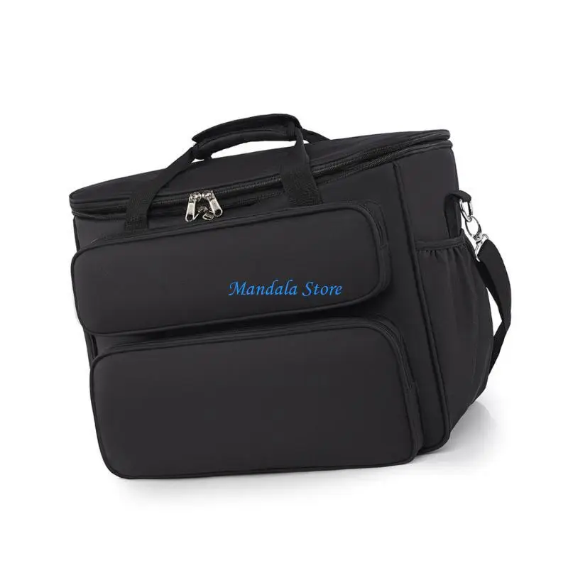 

U2JC Foldable Sewing Supplies with Shoulder Strap Multi Pockets Waterproof Fabric Accessories Storage Bag