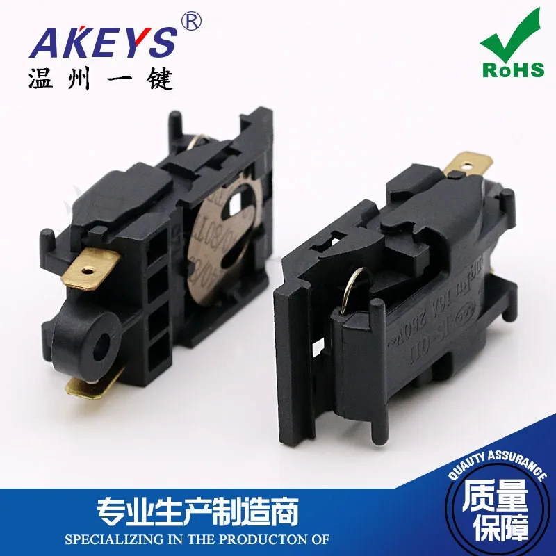 2PCS 16A high power Fast electric kettle Thermostat switch Accessories universal steam switch
