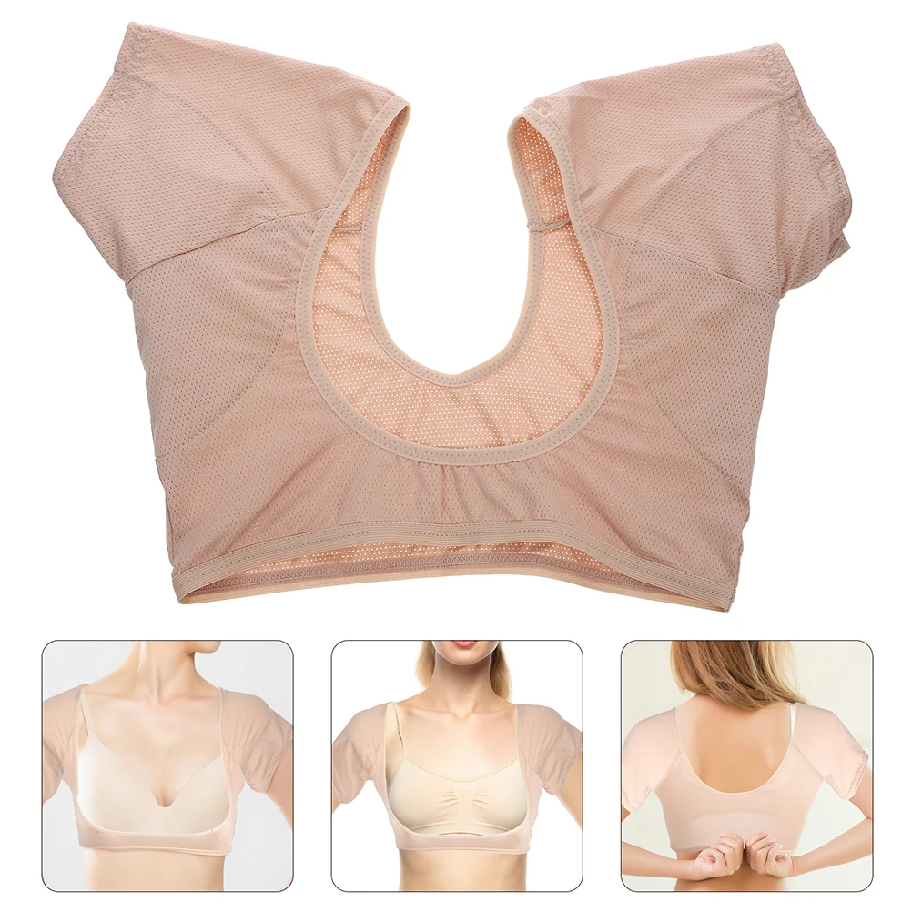 

Underarm for Sweat-Absorbing Breathable Polyester Vest Summer Anti-Sweat Undershirt Armpit Pads Sweat Proof Underarm for Women