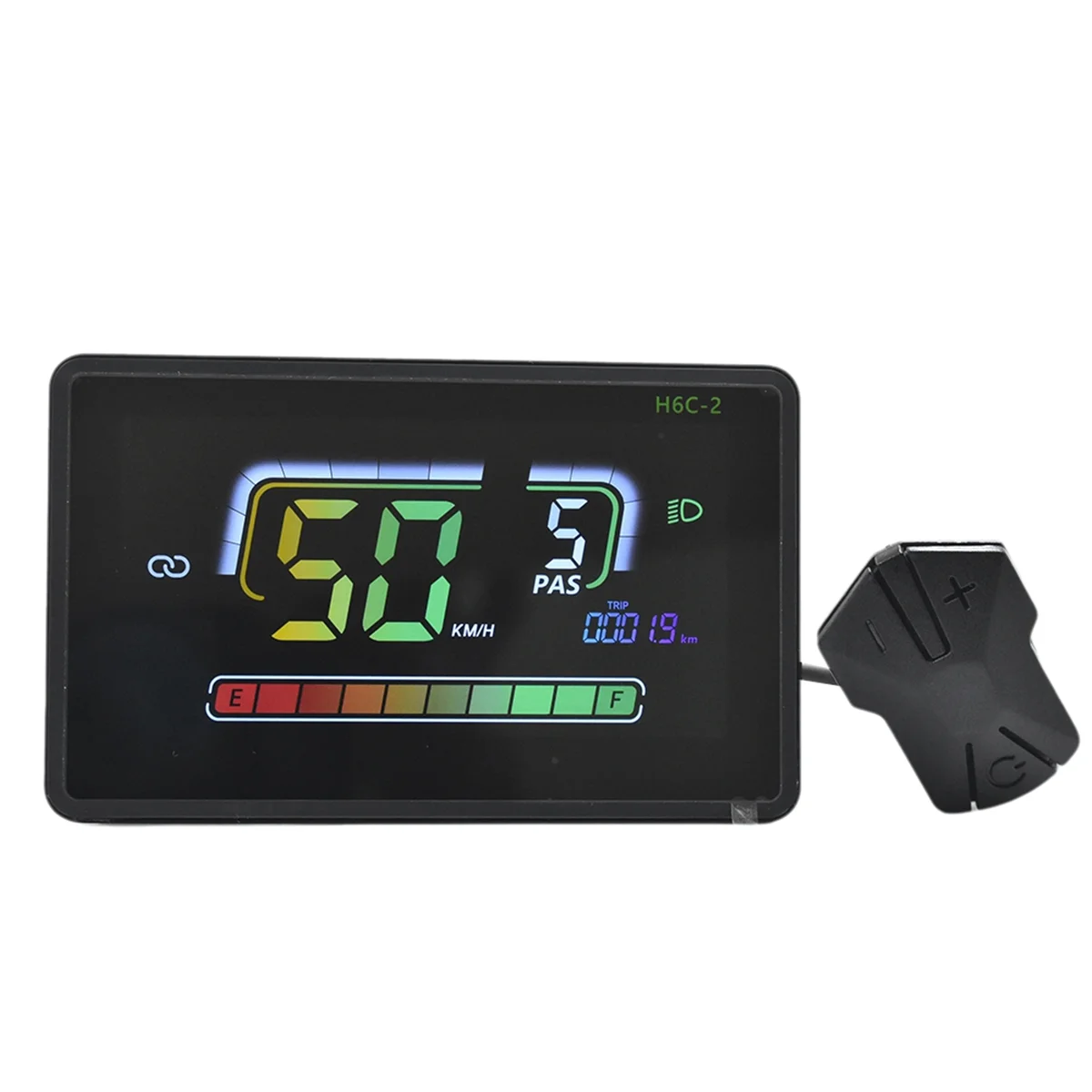 NEW H6C-2 E-Bike Bluetooth Speedometer LCD Display Electric Scooter Meter Dashboard UART for Mountain Electric Bike SM6PIN