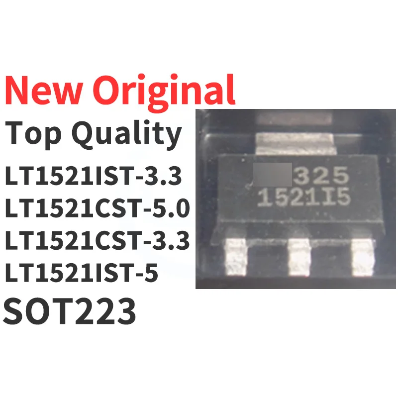 

(10 Pieces) LT1521IST-3.3 LT1521CST-5.0 LT1521CST-3.3 LT1521IST-5 SOT223 New Original