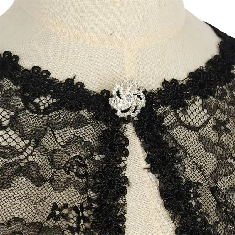 

P9FE Elegant Ladies Tippet Stylish Shawl Travel Breathable Shawl Beautiful Crochet