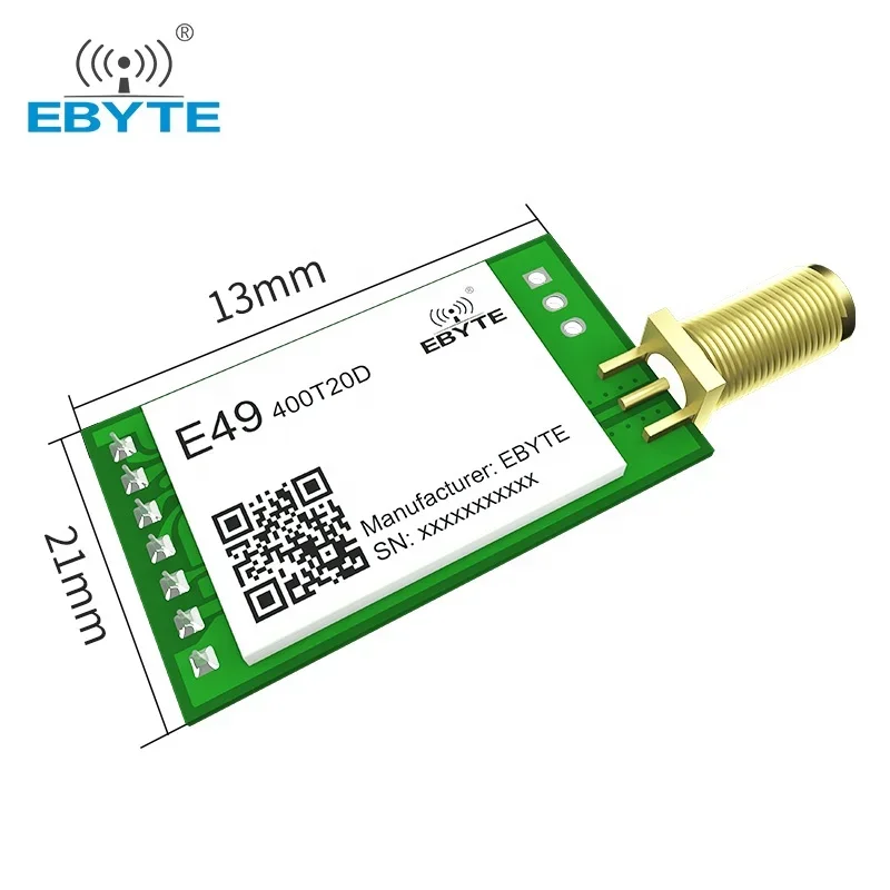 433MHz Kablosuz Verici ve Alıcı Modülü 20dBm 100mW GFSK EBYTE E49-400T20D RF Modülü DIP Ultra Yüksek Uygun Maliyetli