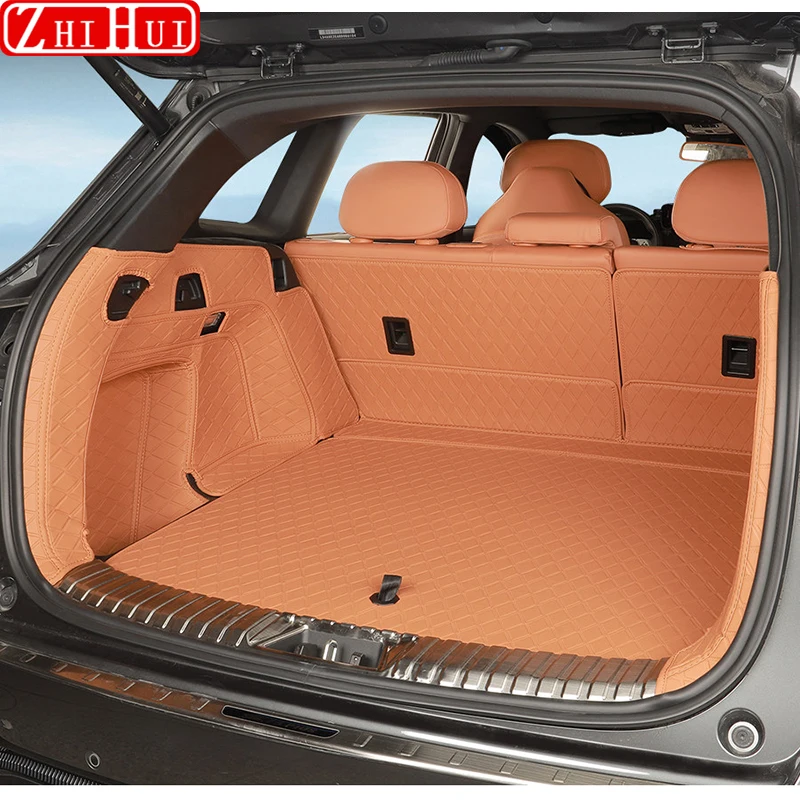 For Changan CS75plus 4th Gen CS75 Plus IV 2025 2026 Car Fully Enclosed Trunk Pad Leather Trunk Mat Backrest Pad Auto Accessories