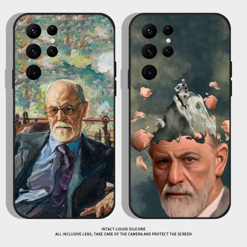 Sigmund Psychoanalysis Freud Phone Case For Samsung S21,S22 Ultra,S20,S30 plus,S22 plus,S23,S30 ultra 5G Silicone Cover