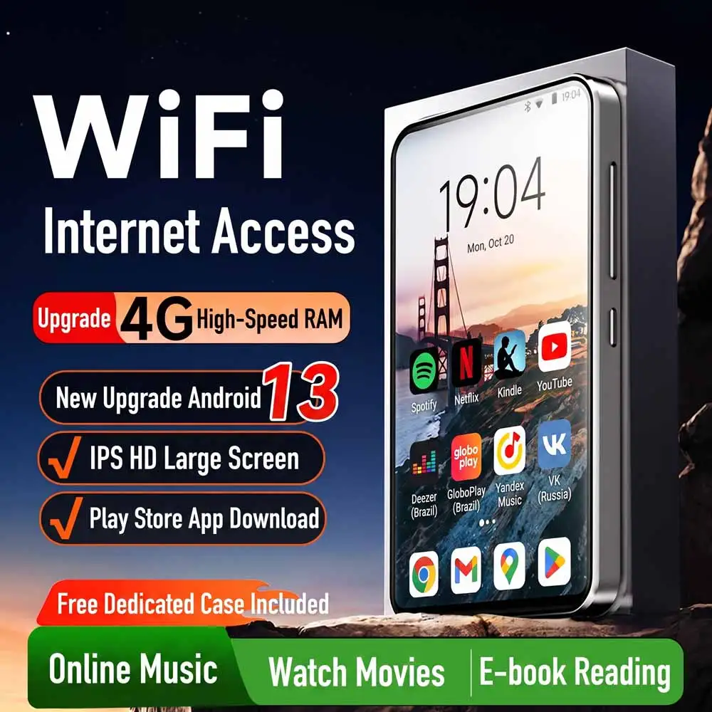 reproductor-mp3-android-13-con-pantalla-ips-de-4''-4g-ram-32g-wifi-y-bluetooth-reproductor-de-video-1080p-play-store-spotify-audible-pandora-music
