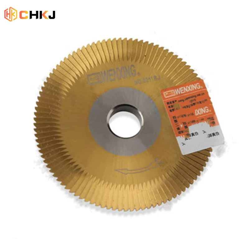 

CHKJ 0011BJ 100-tooth Double-sided Titanium Face Milling Cutter For Wenxing Double-head Horizontal Key Duplicating machine