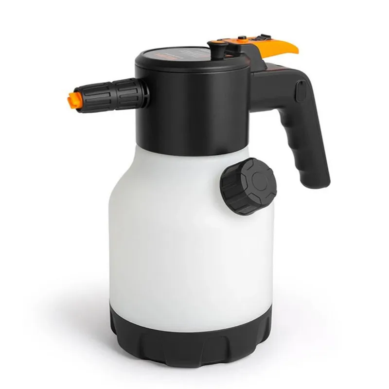 بخاخ رغوة السيارة الكهربائية سعة 2 لتر، بخاخ غسيل السيارات المضغوط التلقائي لتنظيف غسيل السيارات