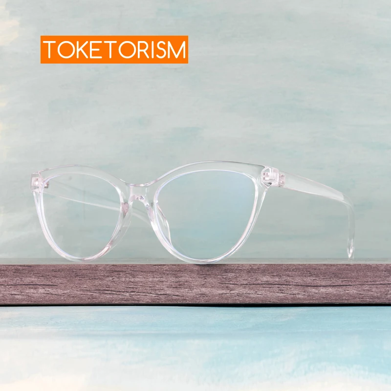 

Toketorism Fashion Transparent Glasses For Women Optical Spectacle Frames Clear Eyewear 52082