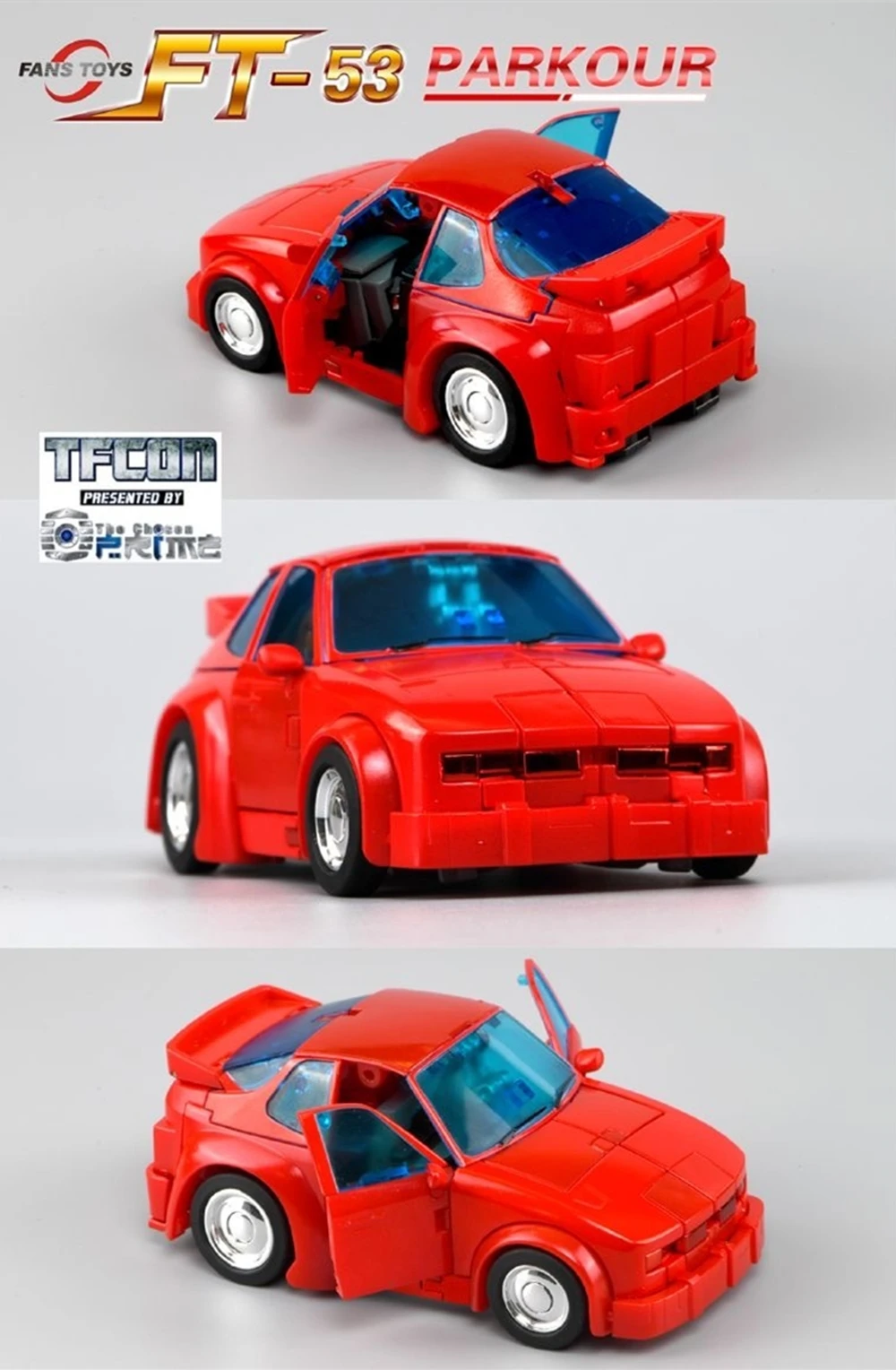 Transformacja FansToys FT FT53 FT-53 Cliffjumper Parkour Mp figurka Model robota z pudełkiem w magazynie