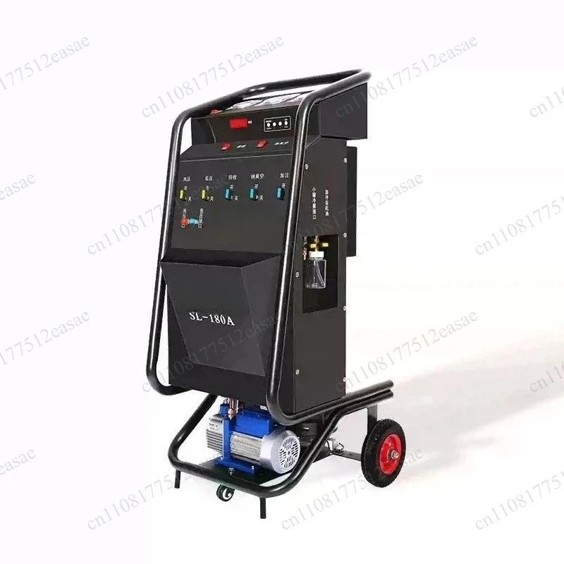 Car Air Conditioning Refrigerant Recycling Charging Machine Fully Automatic Refrigerant Recovery Filling Station Auto Repair