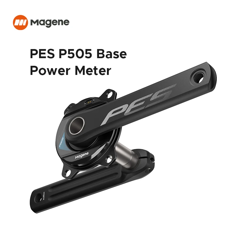 Magene PES P505 Bas Power Meter 4 Bolt 110BCD 24mm Cadence Pedal Balance Ant Steel Spindle Crankset Chainring dla Shimano Sram