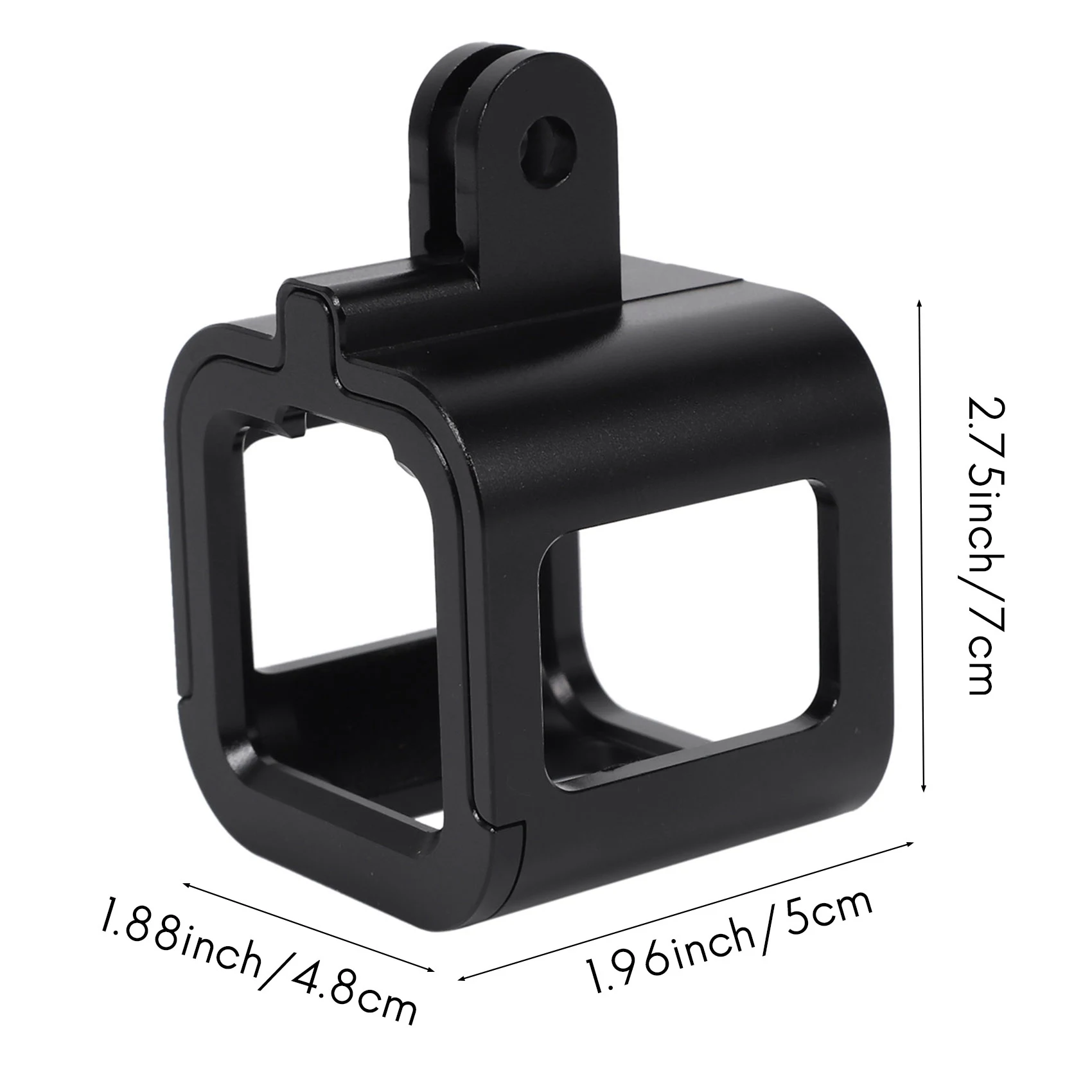 A47F-حافظة من سبائك الألومنيوم للكاميرا حافظة إطار حماية قياسية من سبائك الألومنيوم لجلسة Gopro Hero 5/Hero 4