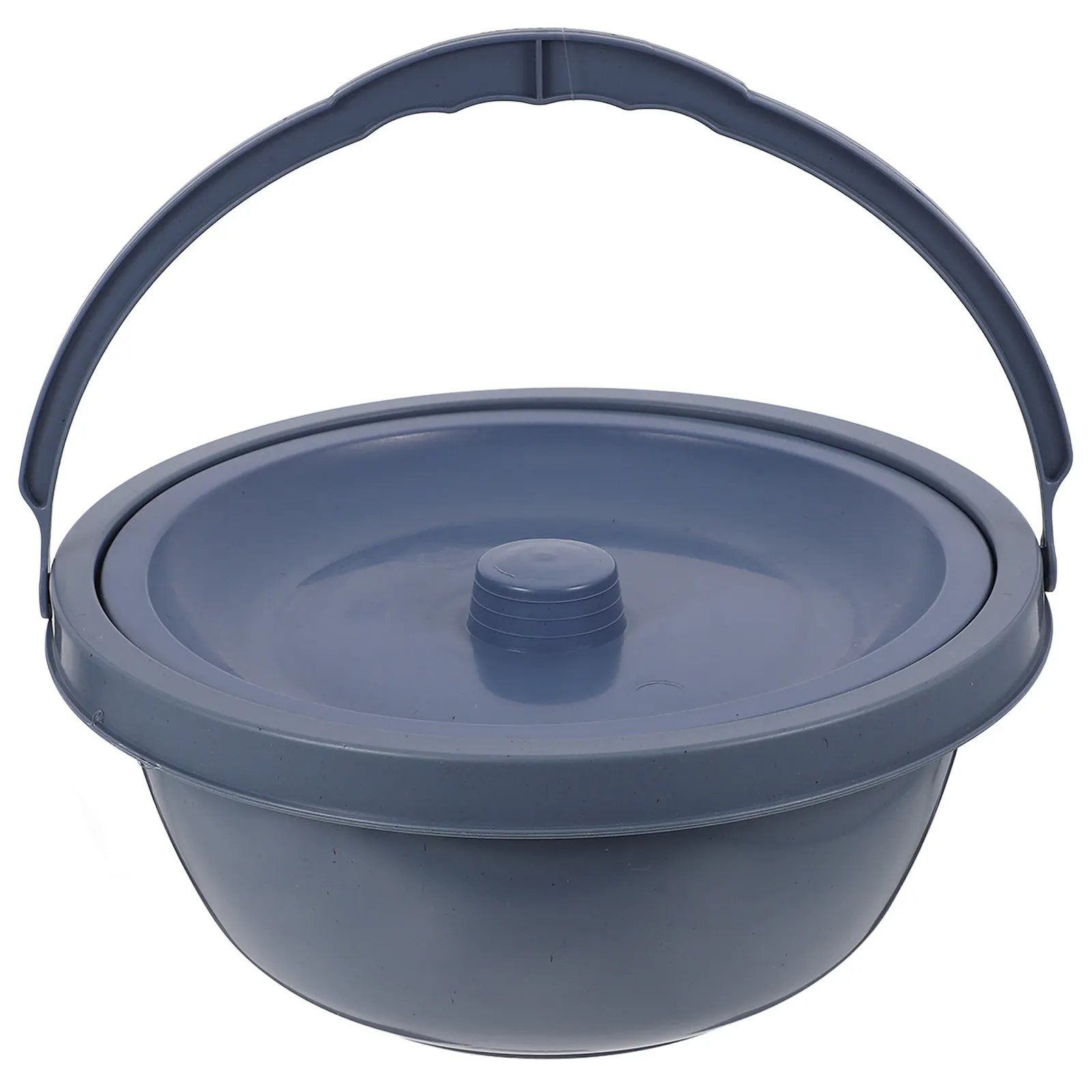 

Темно-серый портативный туалет-ведро с герметичной крышкой из полипропилена, прикроватный мочеприемник для пожилых людей, женщин и мужчин, для ночного использования дома, в больнице, в автомобиле