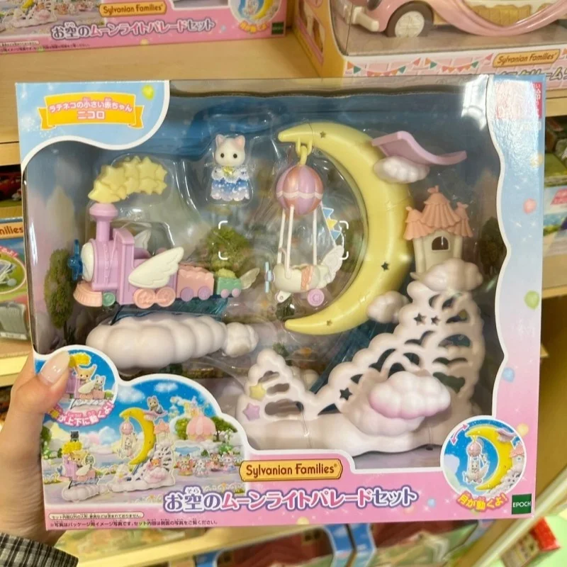 

Hot Sale Original Sylvanian Families Genting Elf City Day Dream Paradise Set Flower Fantasy Spaceship Kawaii Girl Festival Gifts