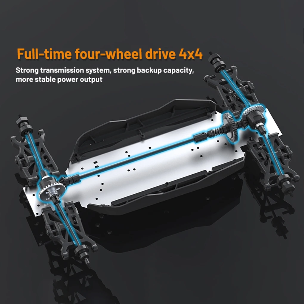 ZD Racing BX-12 Buggy senza spazzole in scala 1/12 3S RC1/12 Racing Off-Ro Ad Car Telaio in lega di alluminio Blu