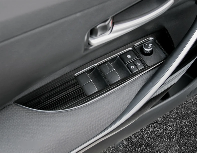 Für Toyota Corolla E210 Hybrid 2019 2020 2021 2022 2023 2024 Edelstahl Auto Tür Fenster Glas Lift Schalter Taste panel Abdeckung – Detail 2