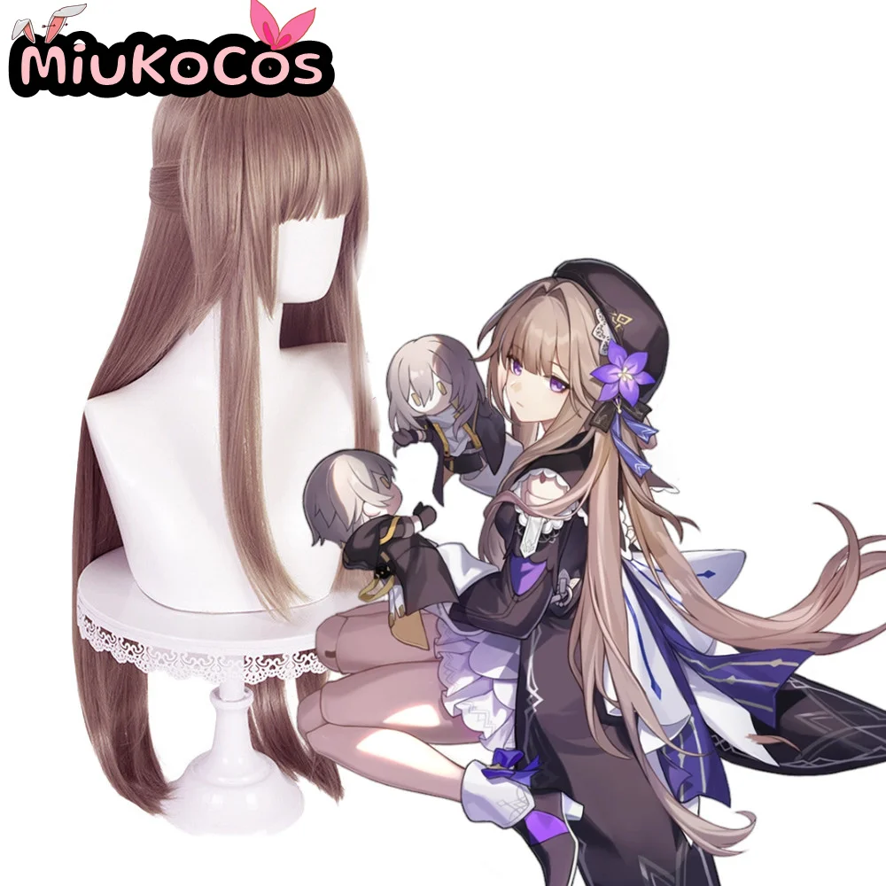 

В НАЛИЧИИ Парик для косплея Herta MiukoCosplay Game Honkai: Star Rail Косплей
