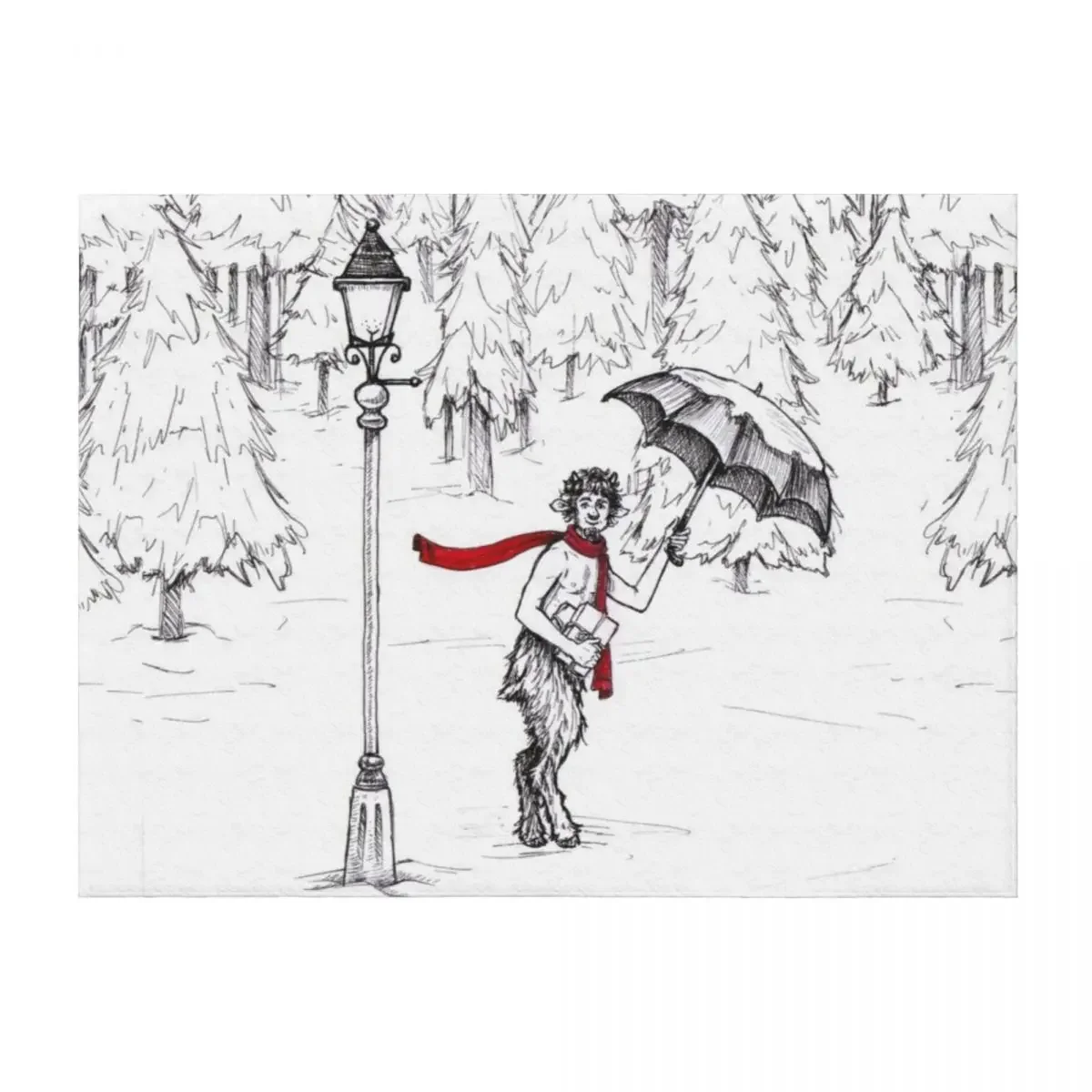 

The Lion, The Witch, and the Wardrobe, Chronicles of Narnia Mr. Tumnus Throw Blanket Sofa Throw Blankets