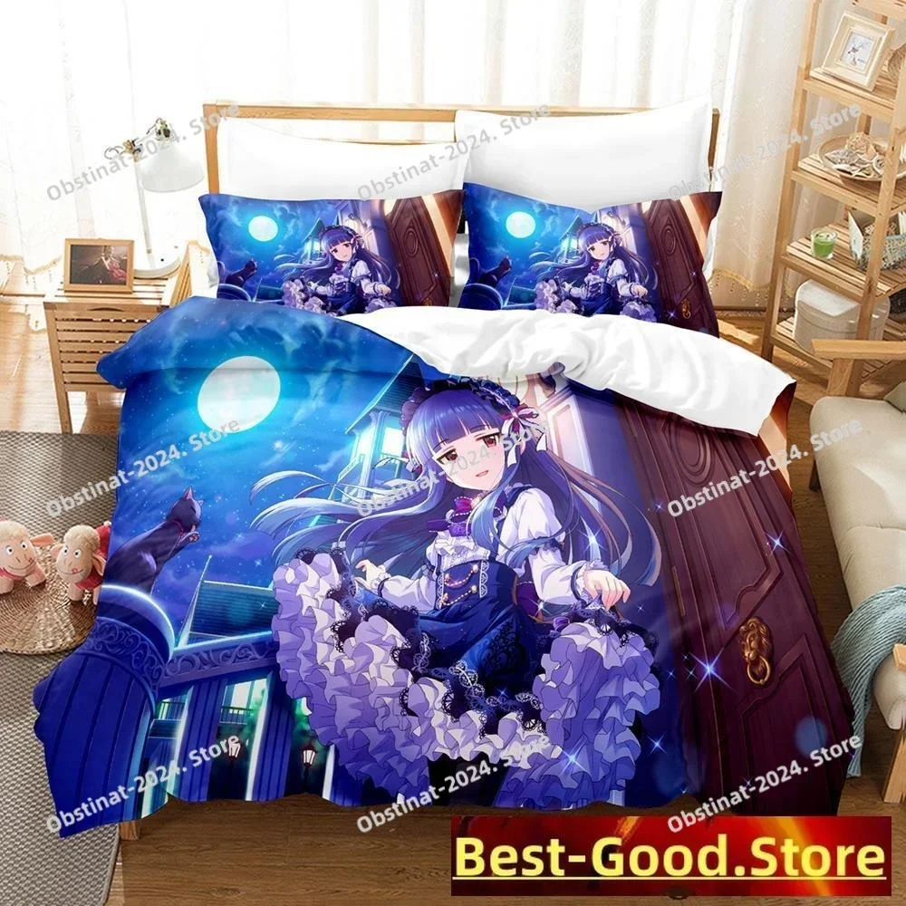 

THE iDOLM@STER Cinderella Girls Starlight Stage Bedding Set Single Twin Full Queen King Size Bed Set Kid Bedroom Duvetcover Sets
