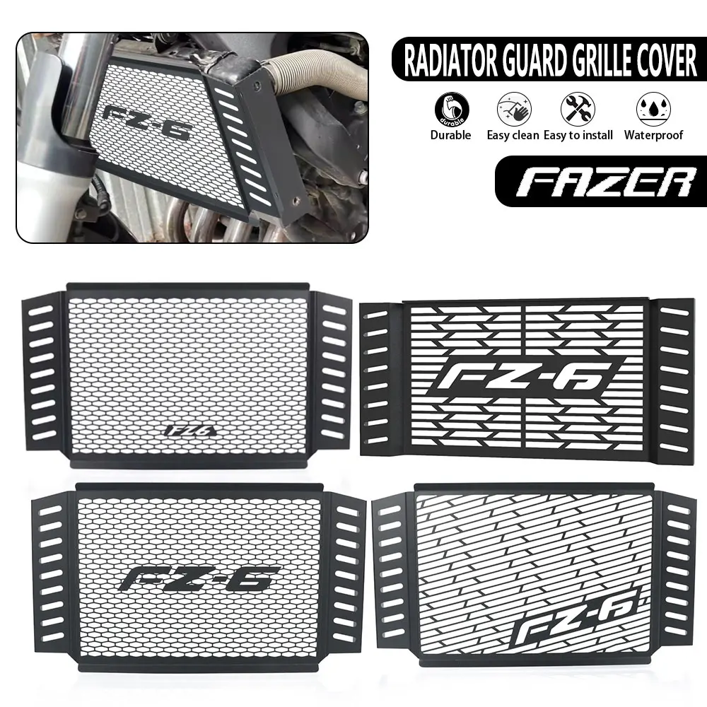 

Motorcycle Accessories Radiator Guard Grille Cover Protector For Yamaha FZ6 FAZER FZ-6 Fazer 2004 2005-2010 FZ6 N/S/S2 FZ6N FZ6S