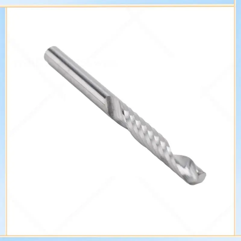 -A60I 10 Pack CNC Router Bits 1/8 Inch Shank Spiral Upcut Router Bit Single Flute End Mill Set Milling Cutter Tungsten Steel Eng