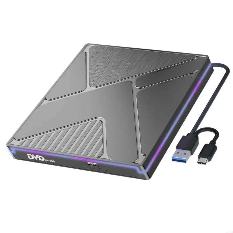 

Внешний диск привод USB3.0 Тип C Disc Player Burning Reader Compatibles Laptop Desktop несколько систем 24BB