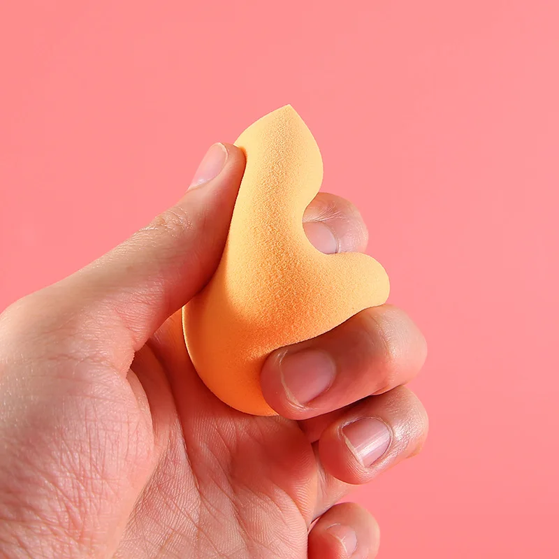 إسفنجة مكياج مع صندوق تخزين للنساء ، خلاط مكياج ، نفخة مستحضرات تجميل ، إسفنجة بودرة أساس ، أداة تجميل ، 4 ألوان ، 3 طقم