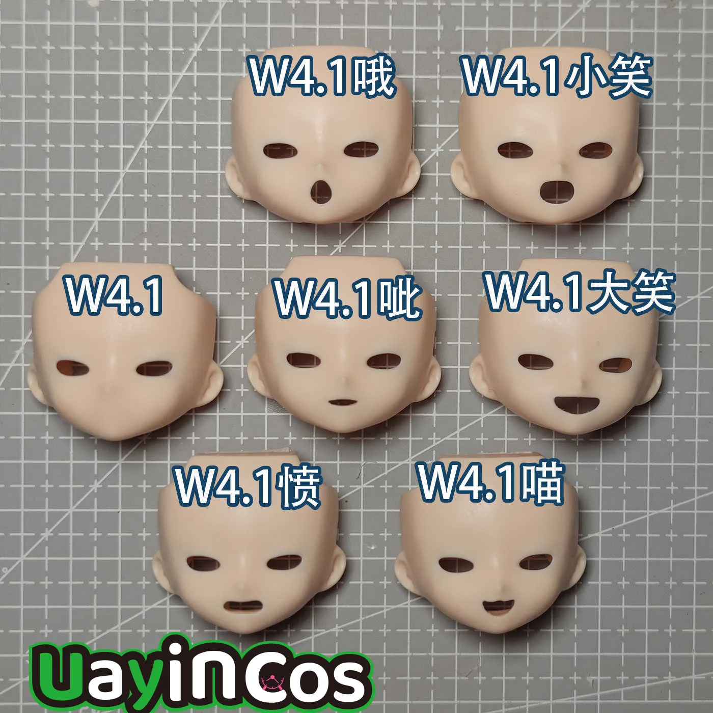

Handmade OB11 GSC Faceplates Blank Face Water Sticker Face Shell Make Up Faceplate BJD Doll Accessories Game Anime Toy Kids Gift
