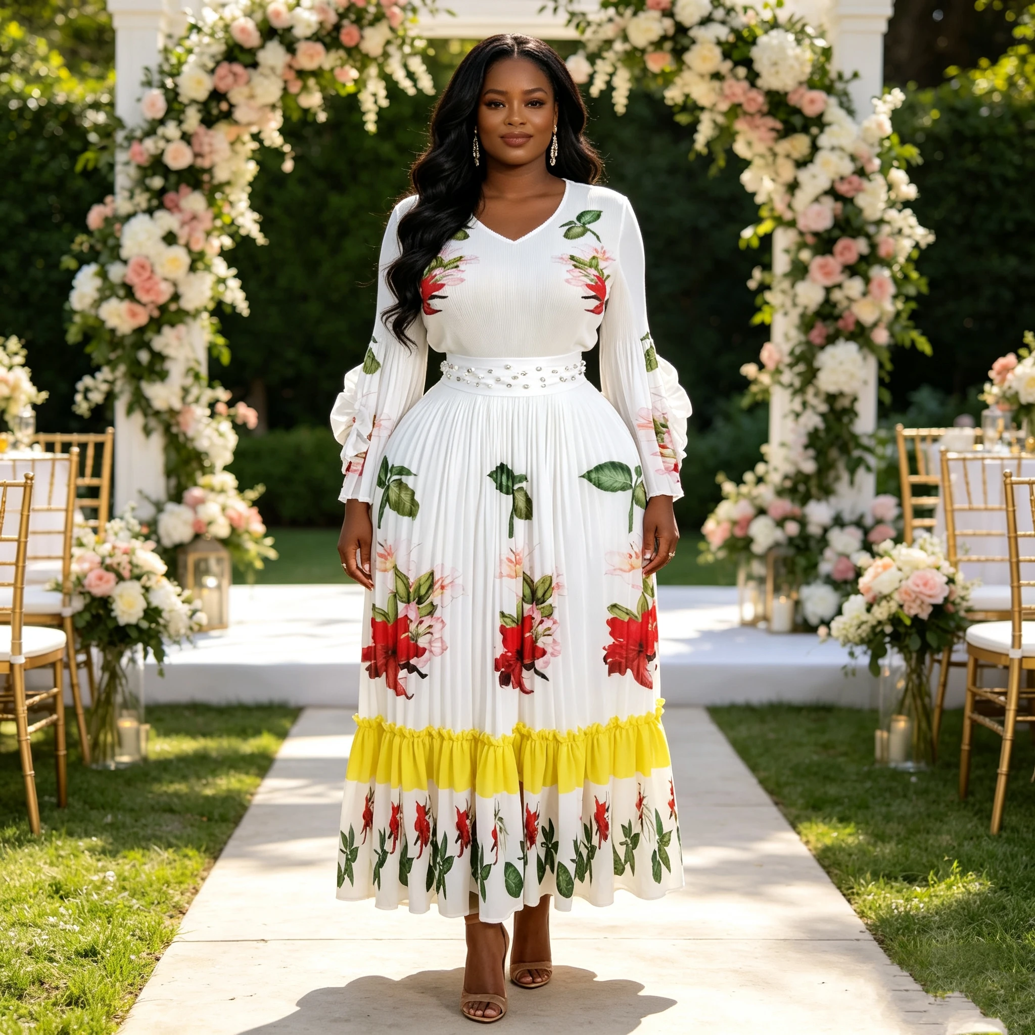 Afrikanische Kleider für Damen Hochzeitsfeier 3D-Gedruckte Afrika-Kleidung Elegante Damen-Abendkleider Traditionelle Robe Africaine 2026