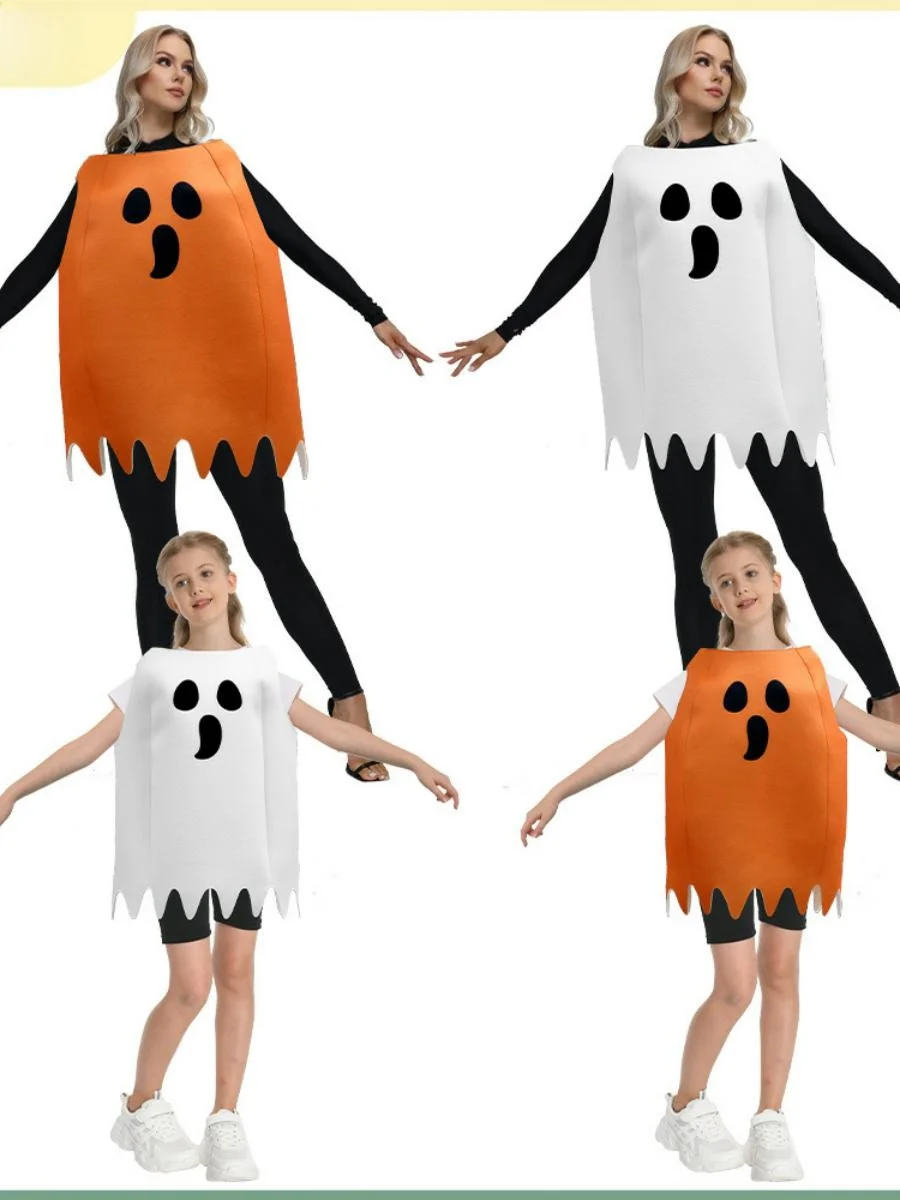 

New 2025 loween Costume Ghost Playful Stage Performance Personalized Print Performance Clothes Women's Ethnic Stage Costume