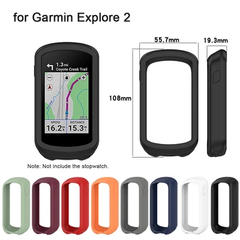 Garmin Explore 2 용 보호 케이스, 자전거 컴퓨터 실리콘 케이스, 쉘 자전거 코드 테이블 커버 액세서리 