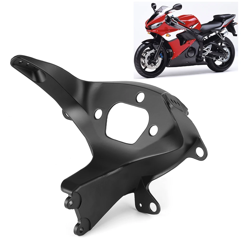 

Кронштейн обтекателя мотоцикла, передняя фара, черная верхняя стойка, подходит для YAMAHA YZF R6 R6S