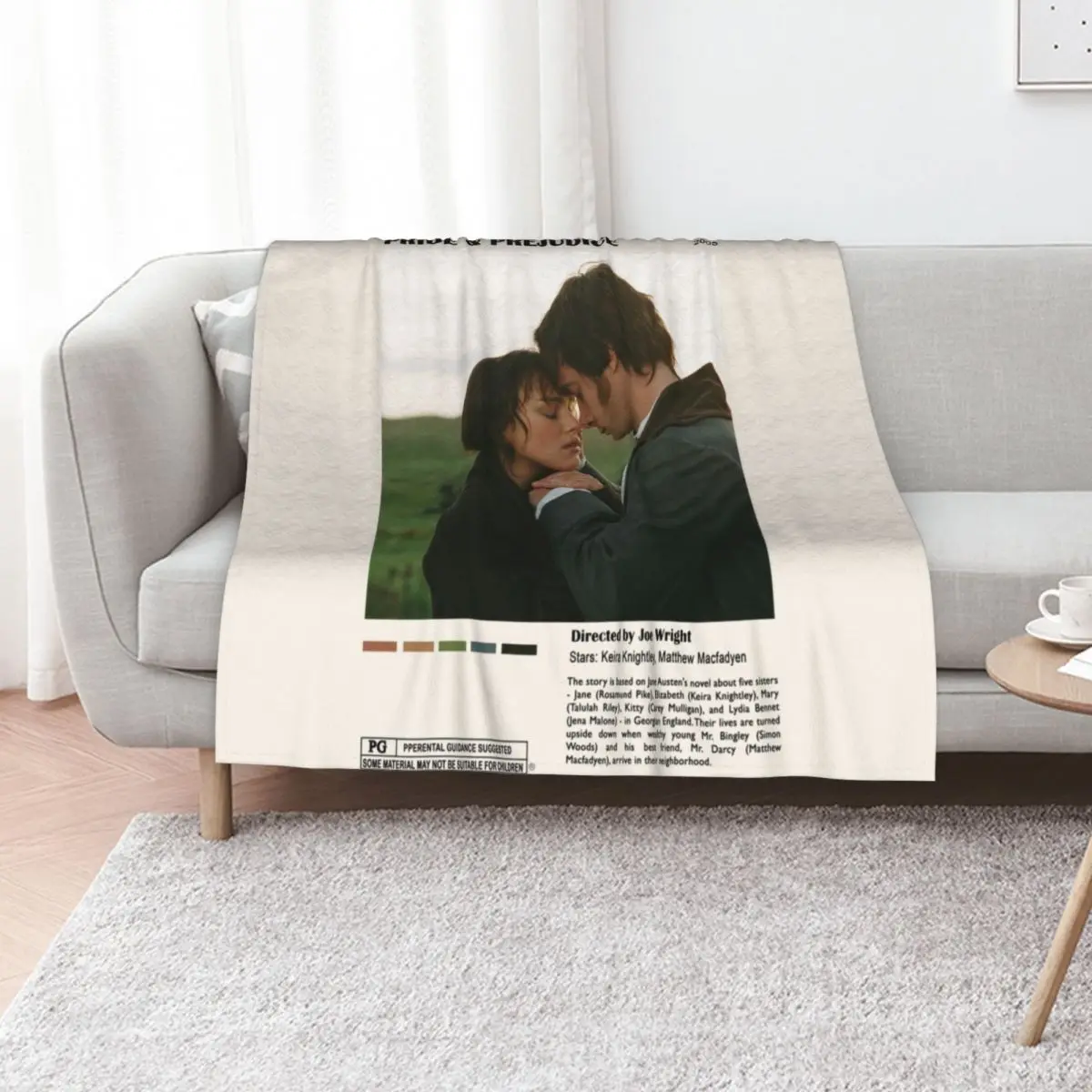 Movie Summary Poster Throw Blanket Flannel Fabric Luxury Thicken Luxury Flannels Hairy Luxury Throw Blankets