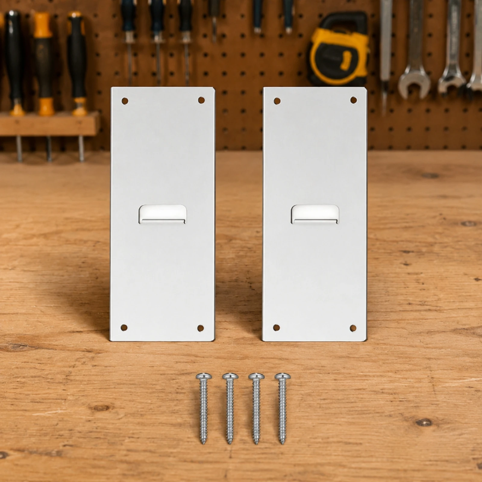 2 Pieces Fence Post Extender with Screws Stainless Steel Post Extension Bracket Hardware Rust Resistant Easy Installation