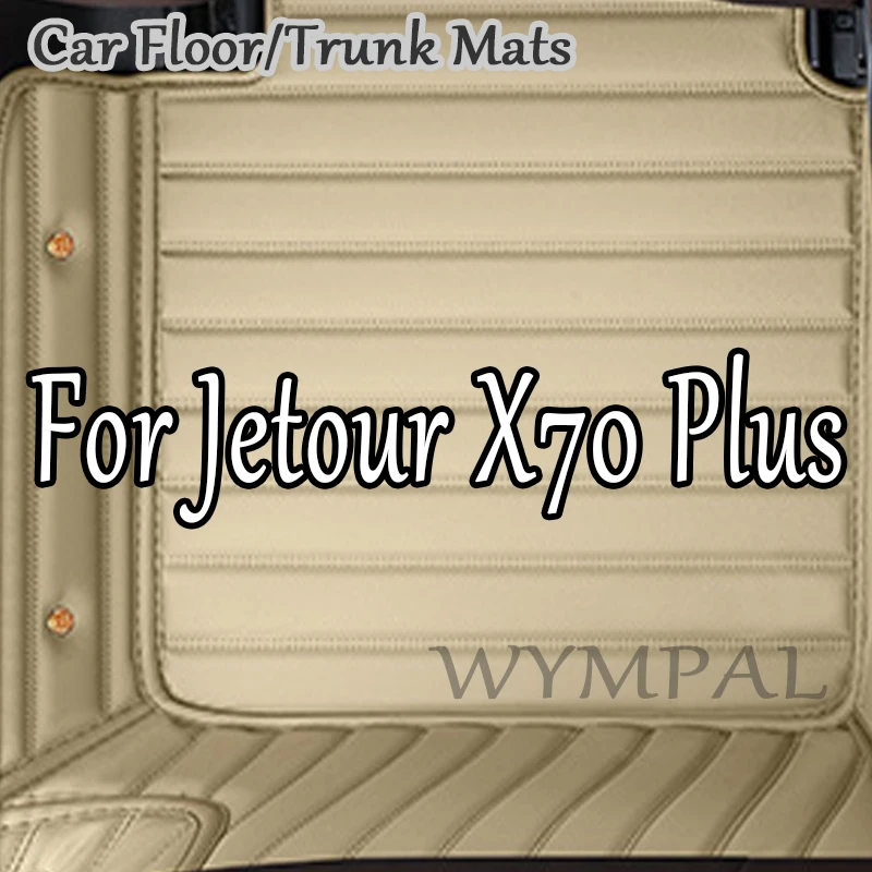 

Luxury Car Floor Mats For Jetour X70 Plus Seven Seats 2021 2022 2023 Custom Auto Foot Pads Automobile Carpet Cover Interior