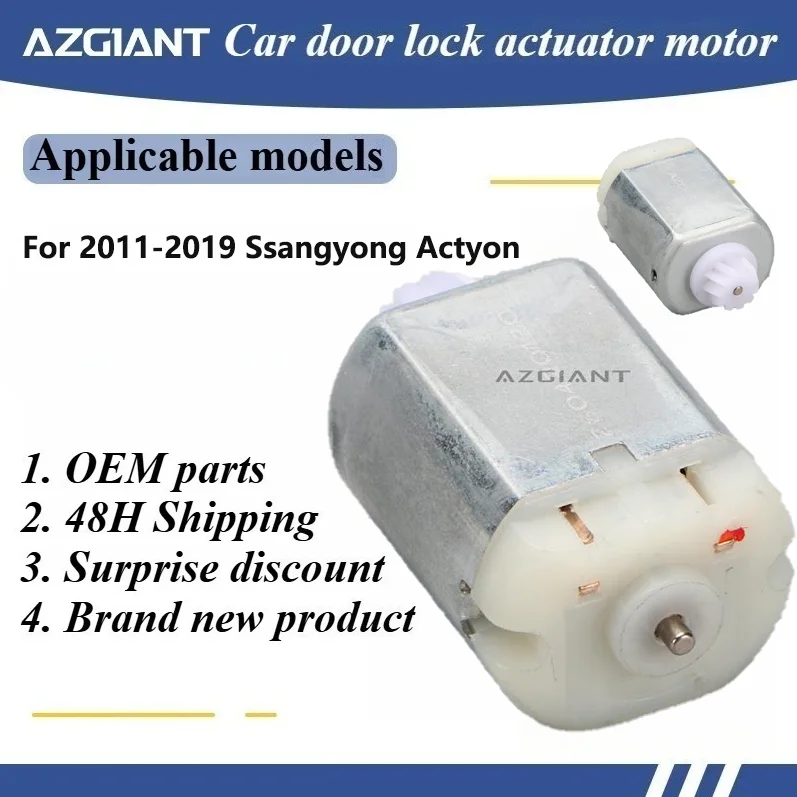AZGIANT 10 teeth FC-280SC-18180 Car door lock actuator motor for 2011-2019 Ssangyong Actyon  High Quality Replacement Parts tool