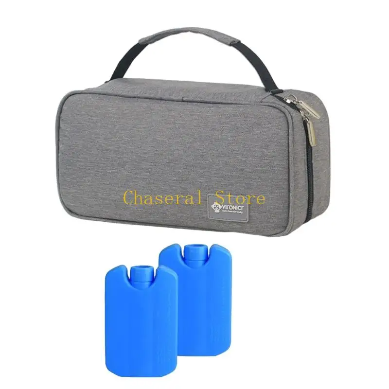 E7CE Professional Breastmilk Transport Cooling Bag Insulation Design Organsier for Working Moms Travel and Hospital Visits
