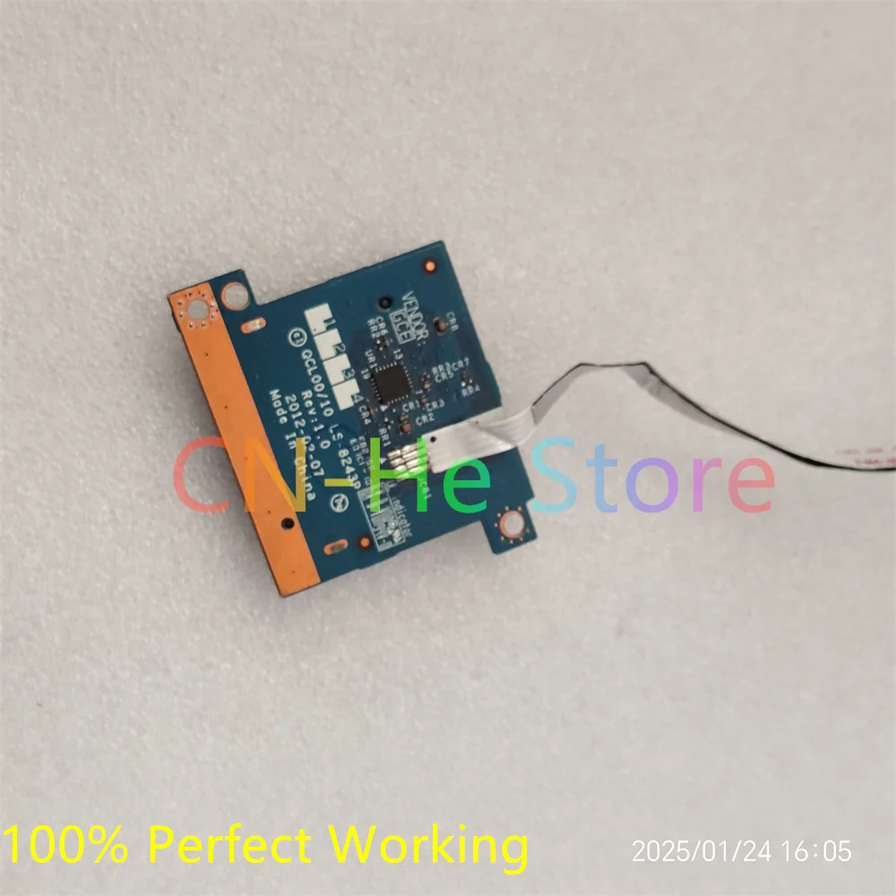 

Оригинальная плата для чтения SD-карт для DELL Inspiron 5520 7720, с кабелем 0Y0W97 Y0W97 LS-8243P, 100% идеальная работа