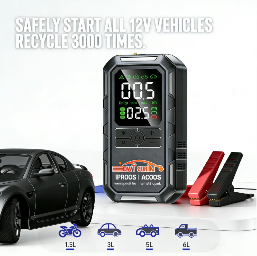 Portable Car Jump Starter with - Jump Starter 12V Diesel review and price