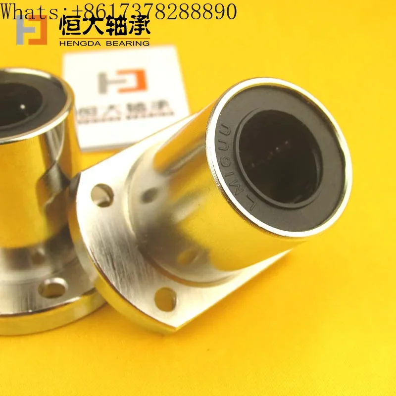 

Electroplated flat flange is rust-proof and rust-proof. Double-trimmed oval linear bearing 10LMH12UULMH 16UUU208