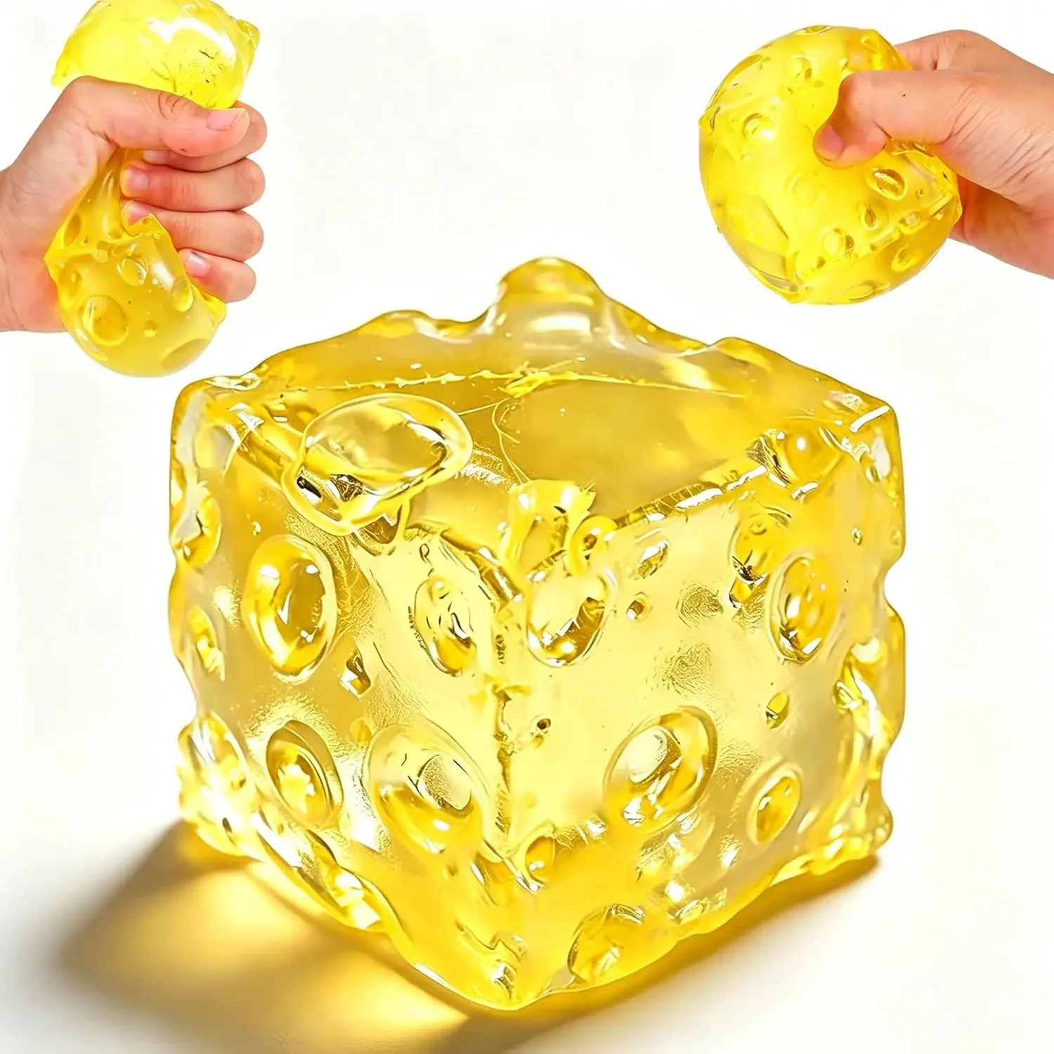 2026 Neues Honig-Käse-Squishy-Spielzeug, Riesiger Squishy-Käseblock als Stressabbau-Fidget-Spielzeug, Neuartiges Geburtstagsgeschenk zur Stresslinderung